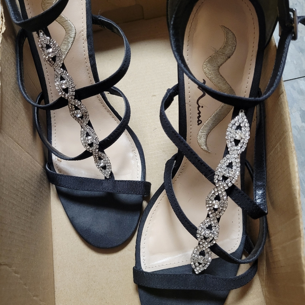 Nina embellished heels